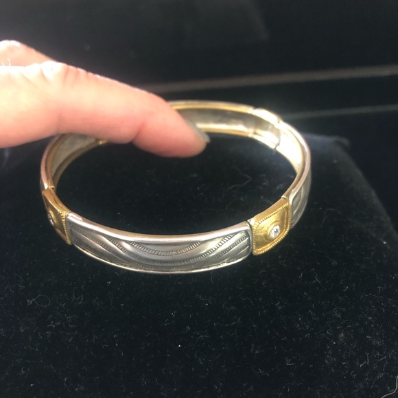 Silpada ‘Belle’ stretch bangle - Picture 3 of 4